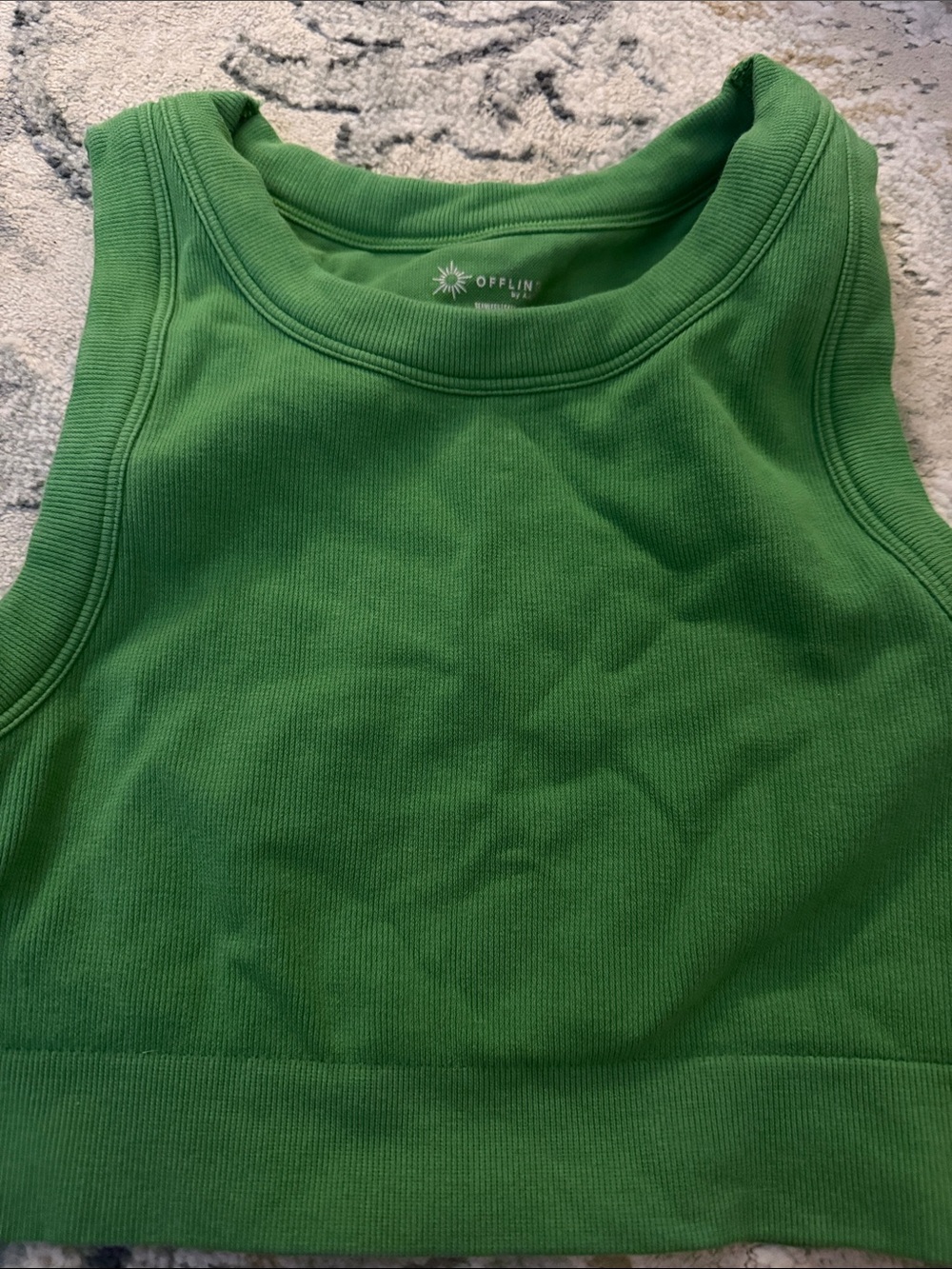 Aerie offline seamless stretch cropped tank